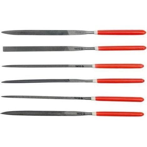 YATO LIME AIGUILLE-MÉTAL-SET 6 PIÈCES 5 X 180 X 85 MM (YT 6162) YT-6162