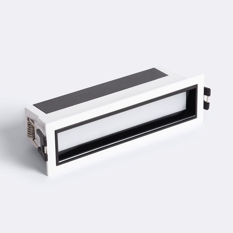 LED Einbaustrahler Lineal 7W Neale CRI90 Schnitt 140x35 mm 3000K Weiß / Schwarz Warmweiß (1/5)