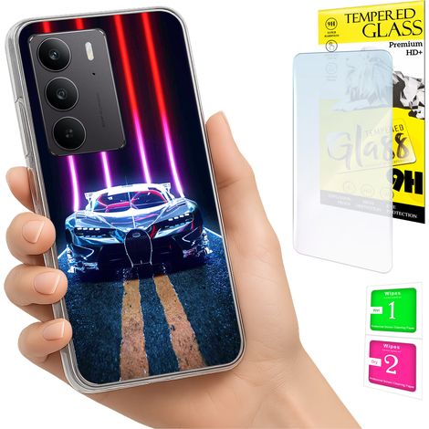 Custodia per Realme C75 / 14X 5G con cover fotografica e vetro temperato 9H. (1/5)