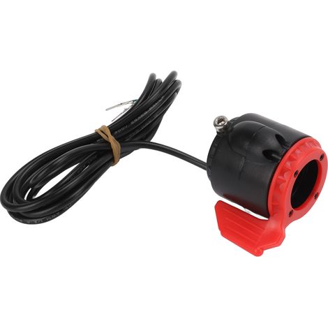 Poignée d'accélérateur au pouce ABS 22 mm pour guidon gauche, accessoire de remplacement pour vélo électrique (1/5)