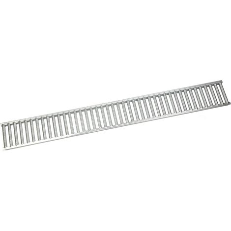 Caniveau d'évacuation ACO SELF 38516 – Acier galvanisé – Nennweite 120mm – Longueur 1000mm – PKW-befahrbar selon DIN EN 1433/ZA