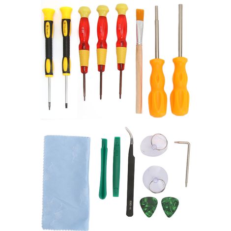 Kit Tournevis 17-en-1 Réparation T6 T10 3.8mm 4.5mm pour Console Switch Xbox360 Wii NDS DS Lite (1/5)
