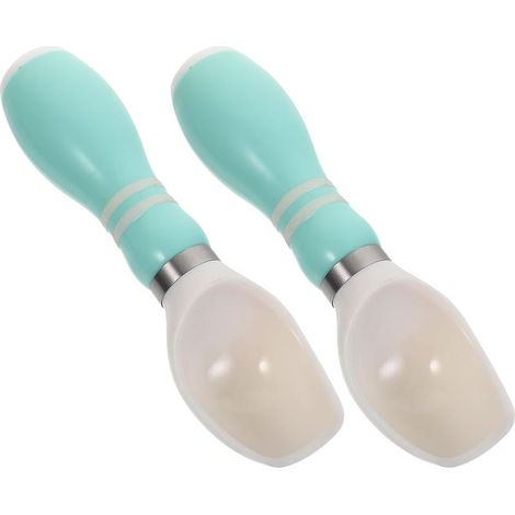 Cuillère à Creuser 2 Pcs en Acier Inoxydable Abs, Confortable (1/5)