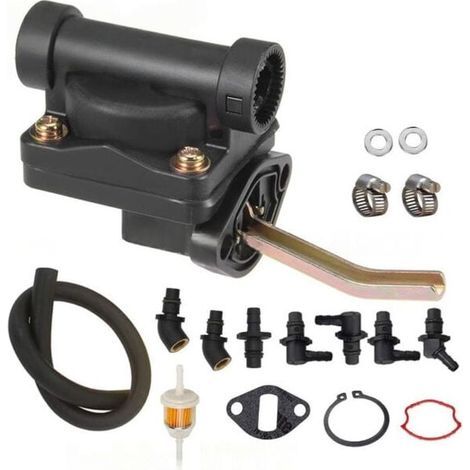 Lot de 2 kits pompe à carburant compatible avec moteurs Kohler KT17/KT19/M18/M20/MV16/MV18/MV20, remplace 52-559-03-S. (1/4)