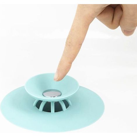 Tapón de drenaje de ducha desodorizante para baño, tapón de bañera, tapa de drenaje de suelo, tapón de bañera, filtro de fregadero doméstico, 1 unidad (verde)