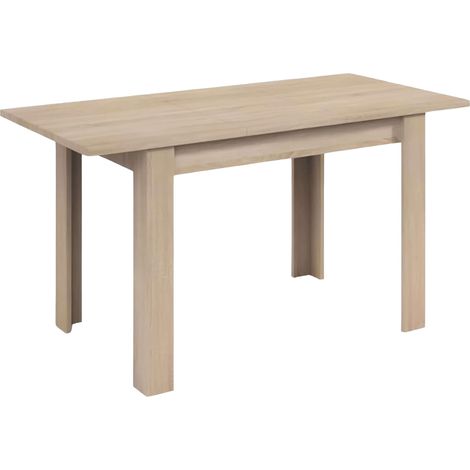 Table de Salle à Manger Extensible, Table de Salon ou Cuisine, Finition chêne Canadien, Dimensions : 140-190 x 90 x 78 cm (l x P x H). (1/5)