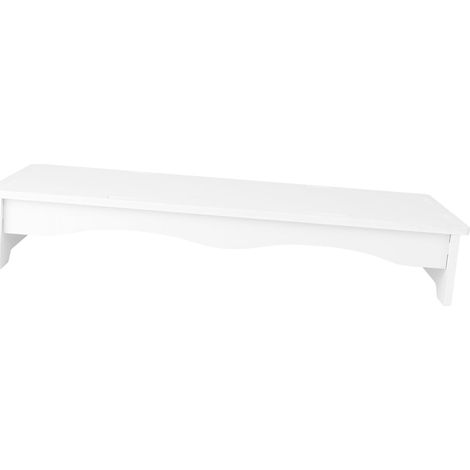 Support Écran Pc Rehausseur Bureau Épais Base Stable Avec Rangement Clavier Pour Bureau Et Maison (1/5)