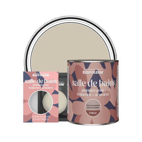 Peinture pour Boiseries & Armoires de Salle de Bains, Finition Brillante - Pénombre (1/3)
