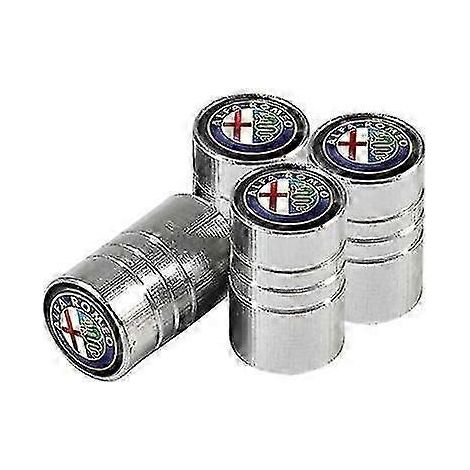 Bouchons de tige de valve de pneu de roue de voiture en alliage métallique pour les modèles Alfa Romeo dont 159 Giulietta 147 Mito Giulia 156 166 GT Stelvio Tonale 4 pièces-bon (1/5)