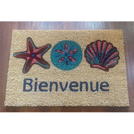Tapis Coco Lombok Envers PVC 40x60cm
