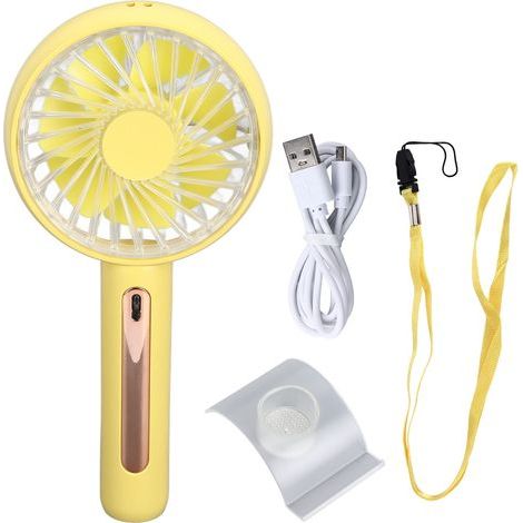 Ventilateur portable mini à quatre vitesses USB avec fonction mobile-AquaForge (1/5)