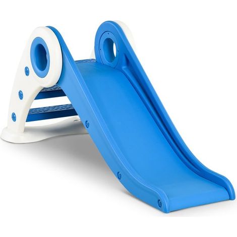 Toboggan pliable Jumbo bleu 120L x 50l x 56H cm – Matériau HDPE robuste – Pente douce pour sécurité enfant – MH (1/5)