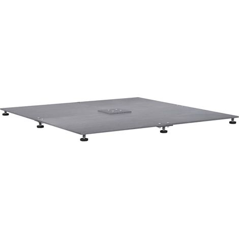 Maison Exclusive - Sonnenschirmständer Dunkelgrau Holzlook 100 x