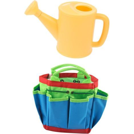1 Ensemble D'Outils De Jardinage Kit De Jardinage Arrosoir Plantes D'Intérieur Petit Arrosoir Outils De Jardin Table À Eau Tablier pour Enfants Jouets D'Extérieur pour (1/4)