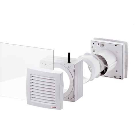 MAICO Fenstereinbausatz FE 100/1 SG mit feststehender Außenklappe (1/3)