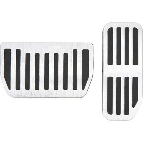 Kit de Pédales de Frein, Pédale D'accélérateur de Frein de Remplacement en Alliage D'aluminium Antidérapant pour Jaguar F E I PACE XE XF (1/4)