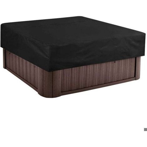 Ensoleille – Couverture de piscine carrée 215x215cm – Bâche solaire en polyester 190T – Protection UV et intempéries – Cordon de (1/5)