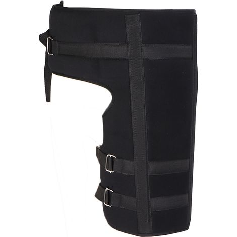 Coussin de soutien lombaire amovible en mousse PUR haute densité, respirant, maintien stable, ceinture hanche taille L (1/5)