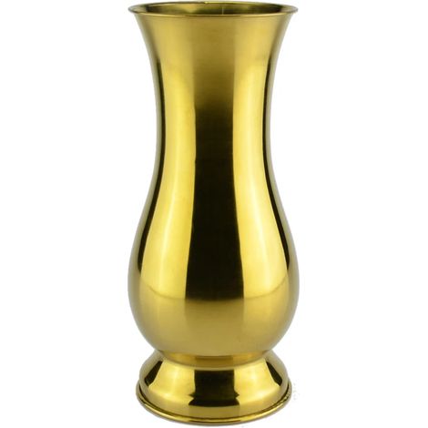 Vase En Acier Inoxydable Style Chinois Pour Décoration De Table Salon Hôtel Restaurant Argent Ou Or (1/5)