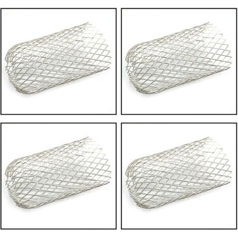 4 Pièces Gouttière en Métal Tamis de Filtre Extensible Acier Inoxydable 6,69 X4.72Pouces (1/5)