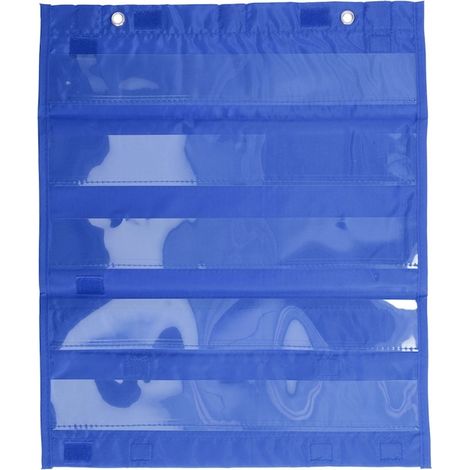 Tableau magnétique à pochettes transparentes, 5 rangées, 42 x 35 cm, pour les activités scolaires et à la maison (1/5)