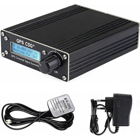 Générateur de signaux corrigés GPS GPSCSG V2, oscillateur discipliné GPS 10 kHz-220 MHz, 2 canaux réglables, prise UE (1/5)