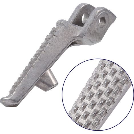 Repose-pieds avant en alliage d'aluminium adaptés aux Honda CBR600 F4I CBR919 CBR1000 (argent). (1/5)