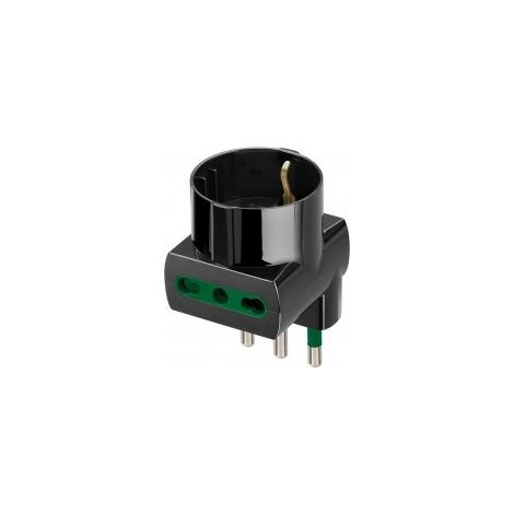 Ri.00312 Adaptador múltiple S17+2P17/11+P30 Negro