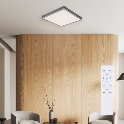 Deckenleuchte Deckenlampe Holz Esszimmerlampe Nachtlicht Fernbedienung CCT LED