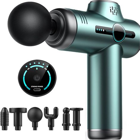 Mini pistolet de massage musculaire 6 niveaux de puissance pour tissus (1/5)