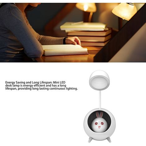 Neue, kreative und niedliche Mini-LED-Schreibtischlampe für Zuhause, Büro, Studenten, Reisen und als angenehmes Nachtlicht für die Augen (1/5)