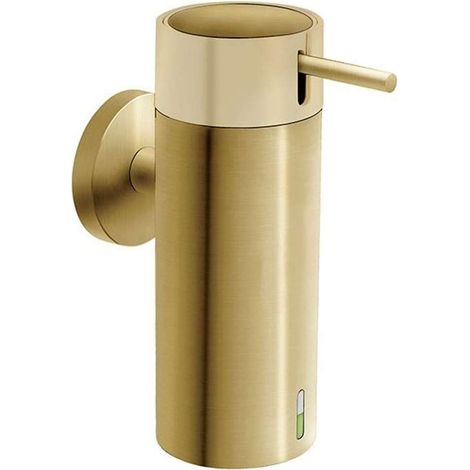 Novaservis Ferro Smile - Seifenspender mit Halter, Gold gebürstet ASM34BG (1/2)