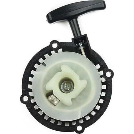 Manueller Seilzugstarter für 2-Takt-Motoren mit 47 cm³/49 cm³ – Kompatibel mit Minibikes, ATVs, Quads, Rollern und Pocketbikes – Schwarz