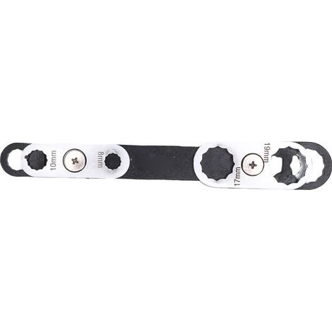 Clé universelle réglable 8 en 1, tête multi-tailles, haute dureté Cr V, rotative à 360 degrés (1/5)