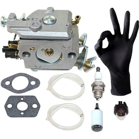 Carburateur C1Q-EL24 pour Husqvarna 123C,123L,223L,223R,322C,322L,322C,322L,322R,322T,323C,323E,323L,323R,325C,325E,325H,325L,325R,326C,326E,326L,326R,327L,327R,Jonsered BC2125,GC2125,GR2126,GT2125 (1/4)