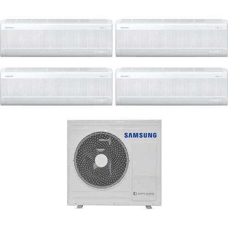 Klimaanlage Quadri Split Inverter Samsung Windfree Elite Series 9000+9000+12000 btu mit AJ080TXJ4KG/EU Wi-Fi 9+9+12 R-32 - NEW