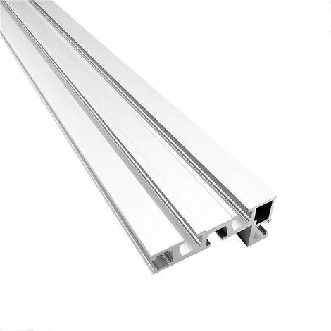 Guide d'onglet 400 mm type 75 pour table de défonceuse, gabarit d'outil de travail du bois, établi, en alliage d'aluminium, rainure en T, scie à ruban. (1/5)