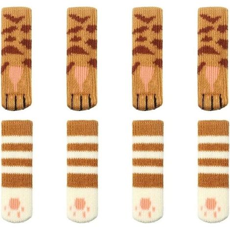 Protections tricotées pour pieds de table et de chaise, chaussettes de chaise, protège-pieds de chaise, protections antidérapantes pour meubles, protège-pieds de chaise (1/4)