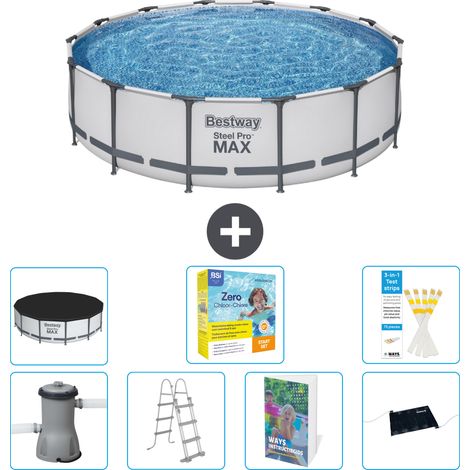 Bestway Steel Pro MAX Rund - 427x122 cm - 8-teilig S582