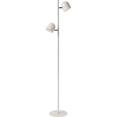 Lucide SKANSKA - Stehlampe - LED Dim. - 2x5W 3000K - Weiß (1/5)