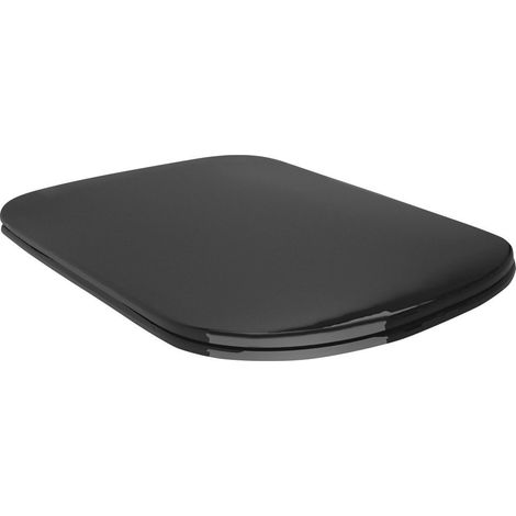 Abattant WC TRIBECA SLIM Soft Close, noir mat (1/3)