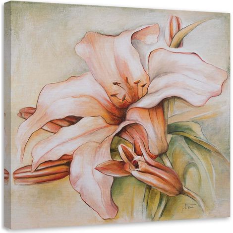 Tableau sur toile Fleur de lys Nature 30x30 (1/5)
