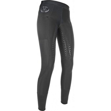 10/11 ans, Noir 9100: jeans d'été pour cavalière fille Mesh avec insert en silicone