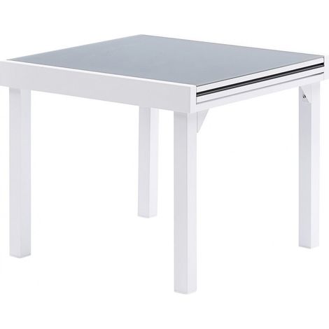 Table de jardin Modulo T 4 / 8 Full Verre Blanc Wilsa Garden (1/5)