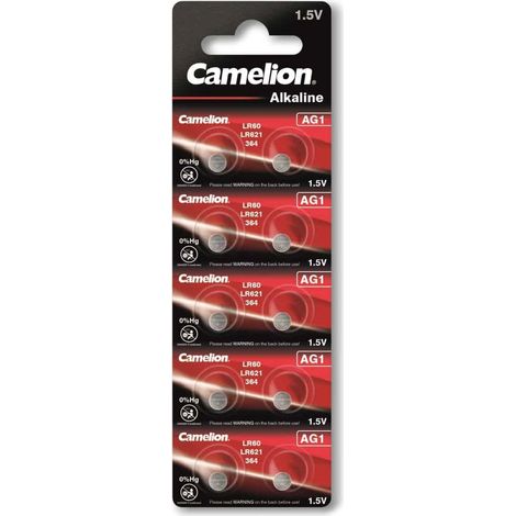 CAMELION Knopfzelle AG1, 10 St. (1/3)