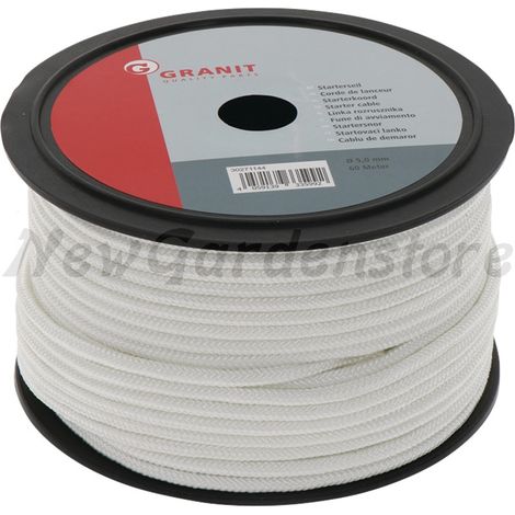 Cuerda de arranque Ø  5 mm rollo 60 m para desbrozadora segadora, motosierra y desbrozadora