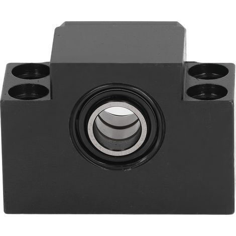 Kugelgewindetriebhalterung aus Kohlenstoffstahl, schwarze Ausführung, korrosionsbeständig, C7-Endblock für SFU1605 SFU1204 (1/5)
