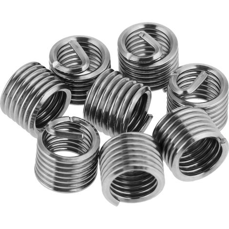 Kit de réparation de filetage avec outils combinés pour insert filaire en acier inoxydable M6, ensemble de réparation de vis (1/5)