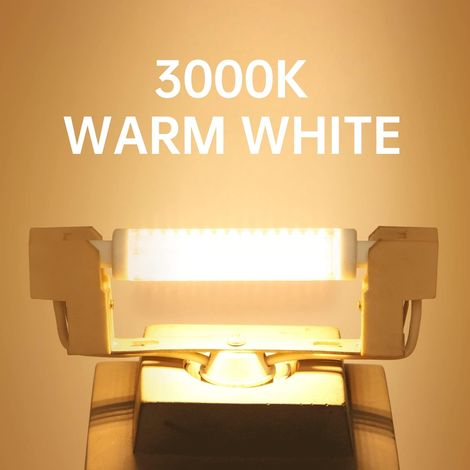2 ampoules r7s LED 118mm 15W 1300lm ampoule halogène équivalente r7s blanc chaud AC 220V - 240V 360° faisceau non réglable (1/4)