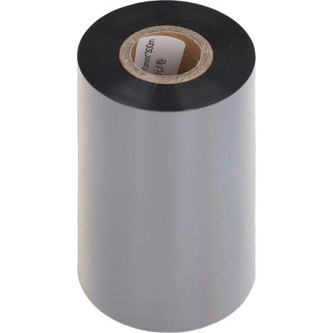 Ruban de transfert thermique noir antistatique, résine renforcée, étiquette autocollante pour impression de codes-barres. (1/5)